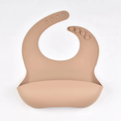 True Bub™ Starting Solids - Baby PBA Free Silicone Adjustable Bib Waterproof