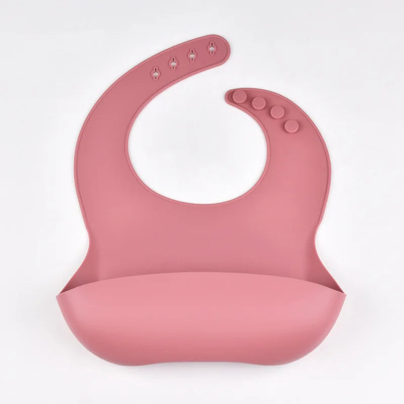 True Bub™ Starting Solids - Baby PBA Free Silicone Adjustable Bib Waterproof