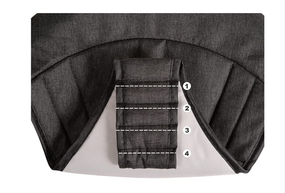 True Bub™ Grow With Me Foldable Anti-Rollover (4-Gear) Height Adjustable Baby Walker