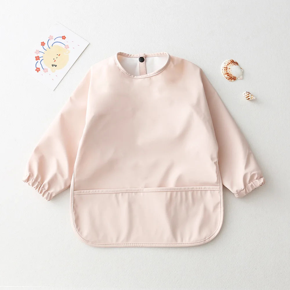 True Bub™ Baby Long Sleeve Waterproof Bib Art Smock Feeding Apron for Kids Toddler