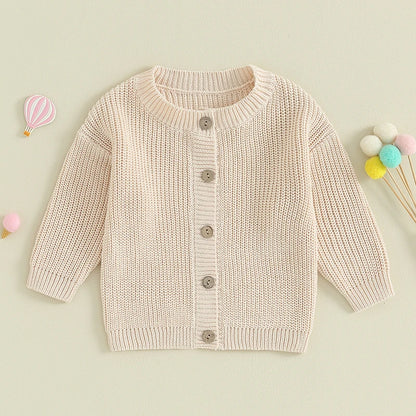 True Bub™ Baby Girls Knit Cardigan Sweater Cute Long Sleeve 0-18M