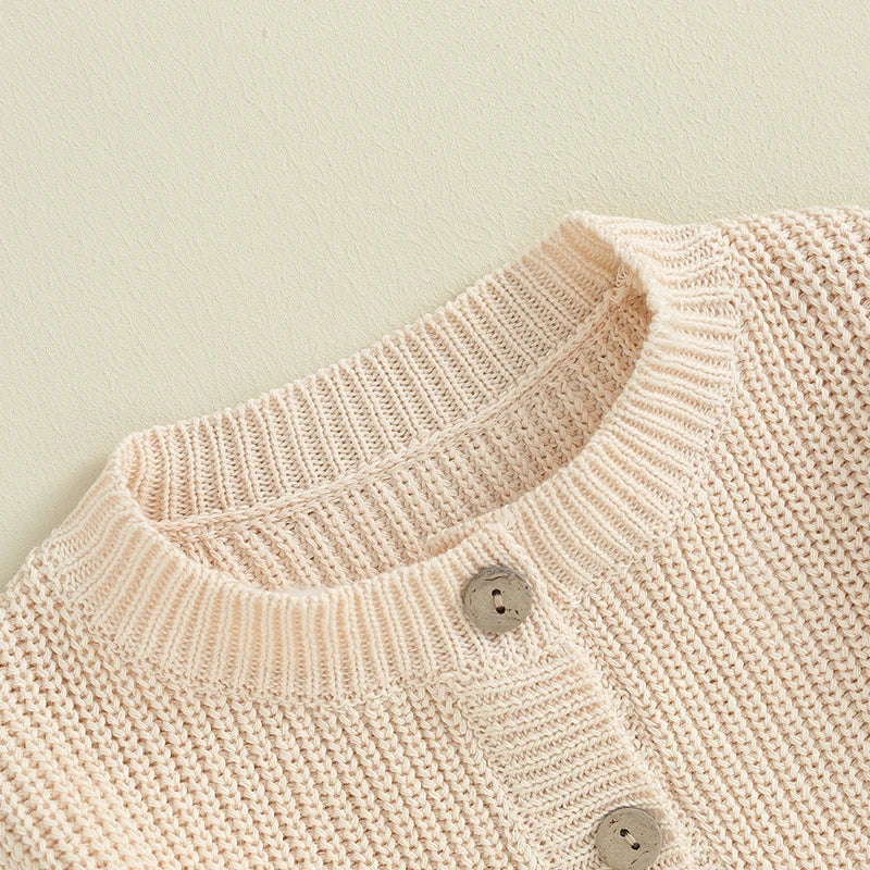 True Bub™ Baby Girls Knit Cardigan Sweater Cute Long Sleeve 0-18M
