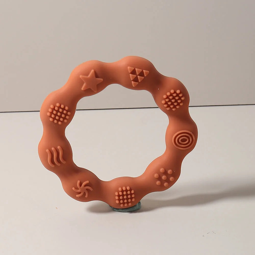 True Bub™ Food Grade BPA Free Baby Gum Soothing Teething Rings