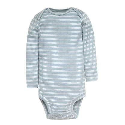 True Bub™ Cotton Baby Bodysuits 5pc Set 0-12M