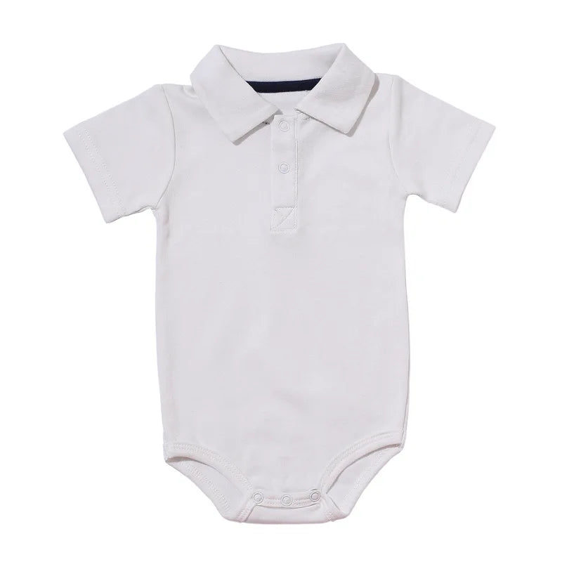True Bub™ Baby Boy Collared Polo T Shirt Romper Summer Clothing 0-2Y