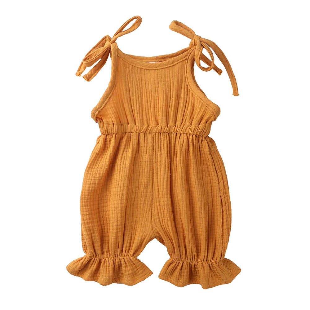 True Bub™ Summer Sleeveless Breathable Rompers Baby Jumpsuit 3-24M