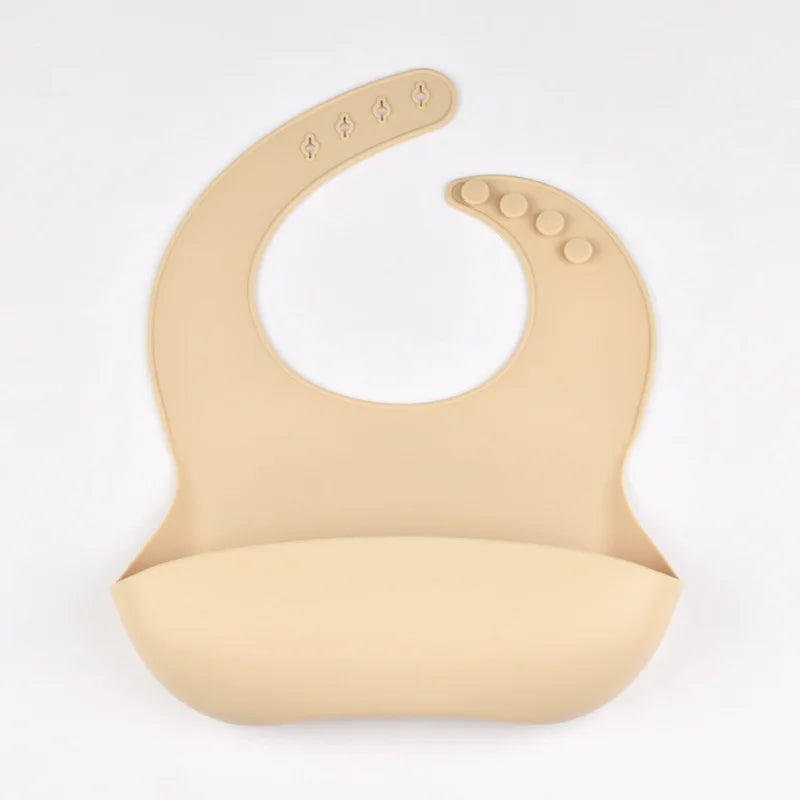 True Bub™ Starting Solids - Baby PBA Free Silicone Adjustable Bib Waterproof
