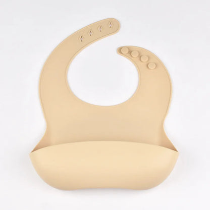 True Bub™ Starting Solids - Baby PBA Free Silicone Adjustable Bib Waterproof