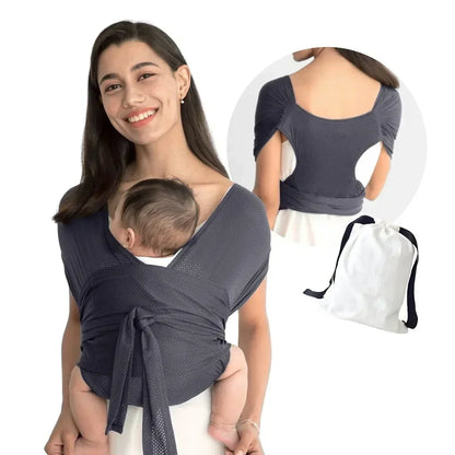 MeshMerry - Baby Wrap-Carrier Ergonomic Design