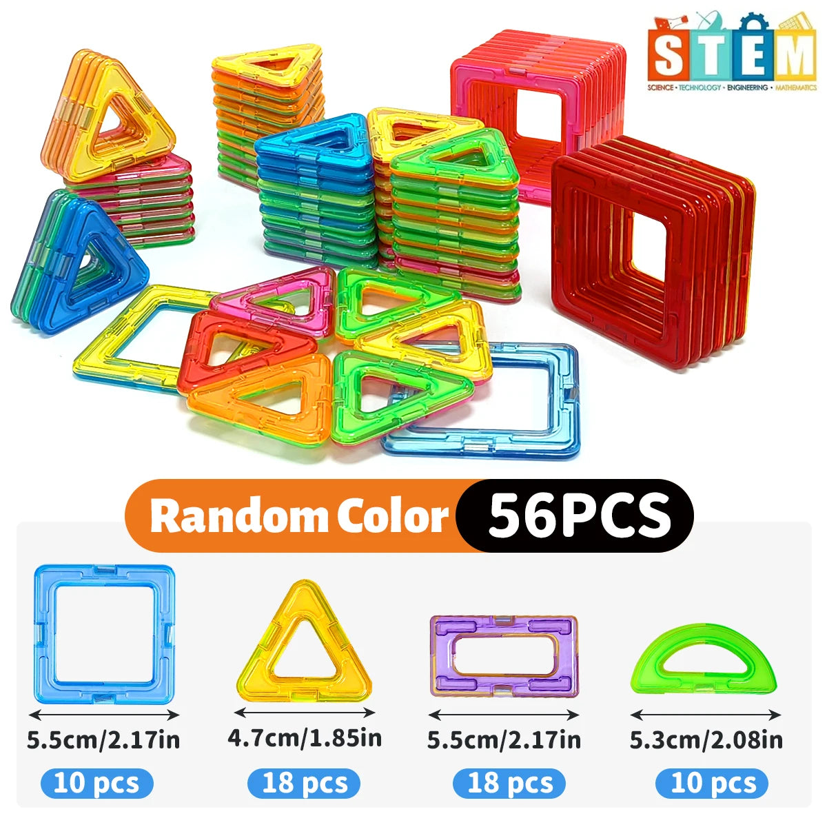 True Bub™ Magnetic STEM Educational Building Blocks DIY Magnets Construction Learning Toys