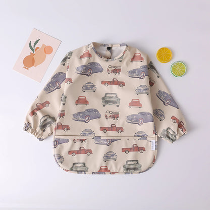 True Bub™ Baby Long Sleeve Waterproof Bib Art Smock Feeding Apron for Kids Toddler