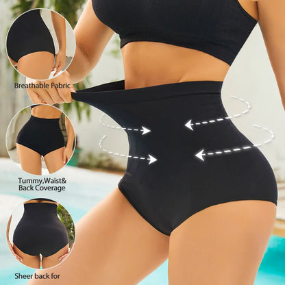 True Bub™ Slim Sculpt - High Waisted Postpartum Slimming Shape wear Briefs Seamless 3PCS