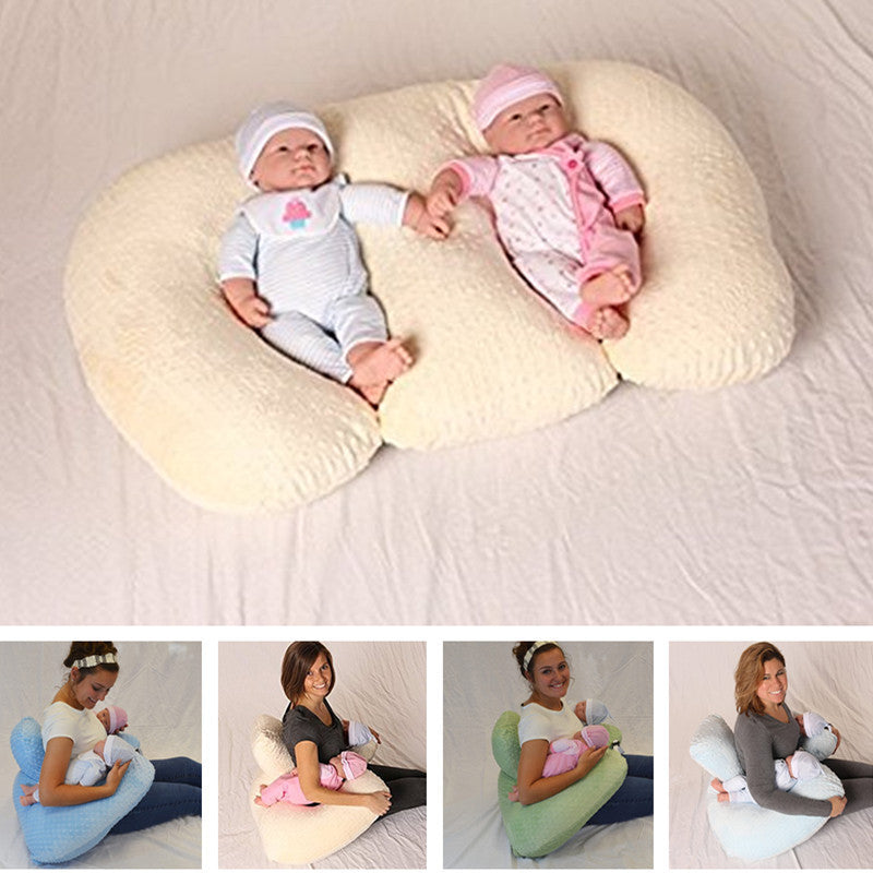 True Bub™ Twin Infant Lounger Multifunctional Nursing Pillow Cushion