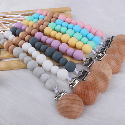 True Bub™ Baby Beads - Silicone Pacifier Clip