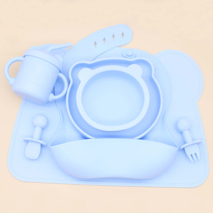 True Bub™ Cub Bub 7pcs Set - BPA Free Starting Solids Baby Feeding Set for Baby Led Weaning