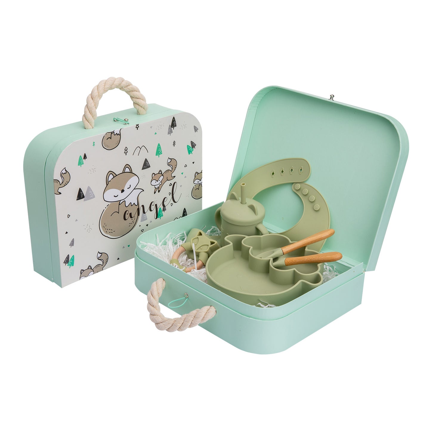 True Bub™ Bravo Baby - Silicone Tableware Gift Set with Storage Box