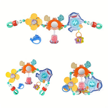 True Bub™ OceanBells  - Baby Travel Rattle Toy