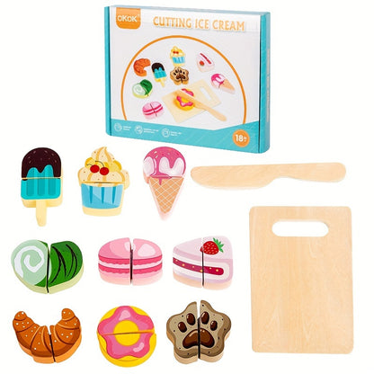 SliceMania - Pretend Play Wooden Food Toy Set