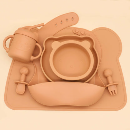 True Bub™ Cub Bub 7pcs Set - BPA Free Starting Solids Baby Feeding Set for Baby Led Weaning