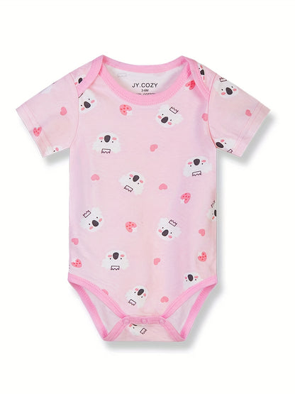 True Bub™ Essential Baby Cotton Set - Mixed Pink 5 Set