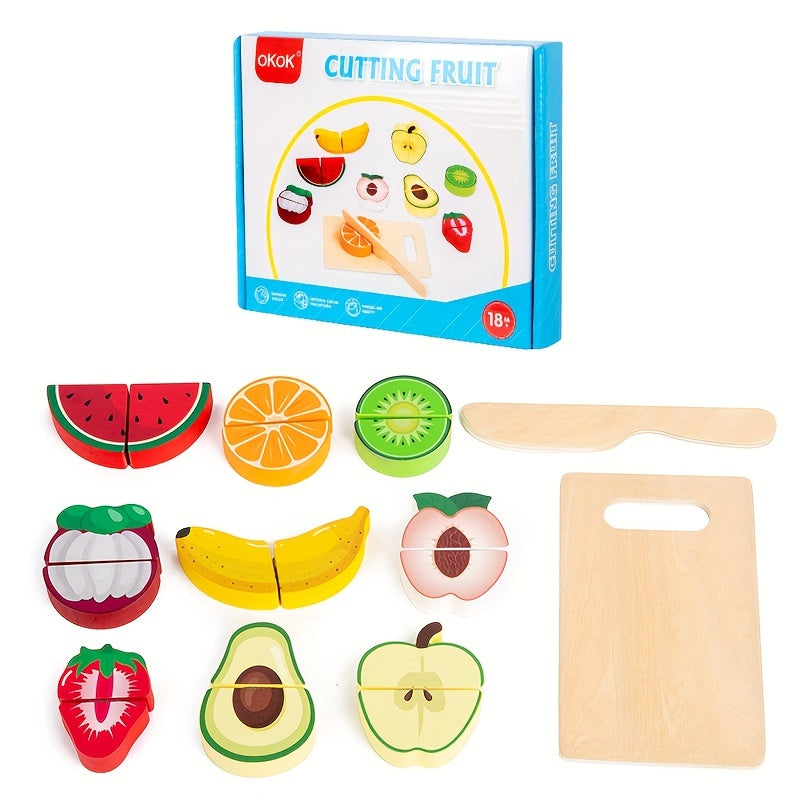 SliceMania - Pretend Play Wooden Food Toy Set