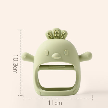 True Bub™ Birdy Soothing Glove - BPA Free Baby Grip Teething Mitten Toy